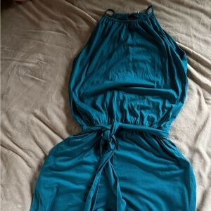 Vintage Teal Jumpsuit